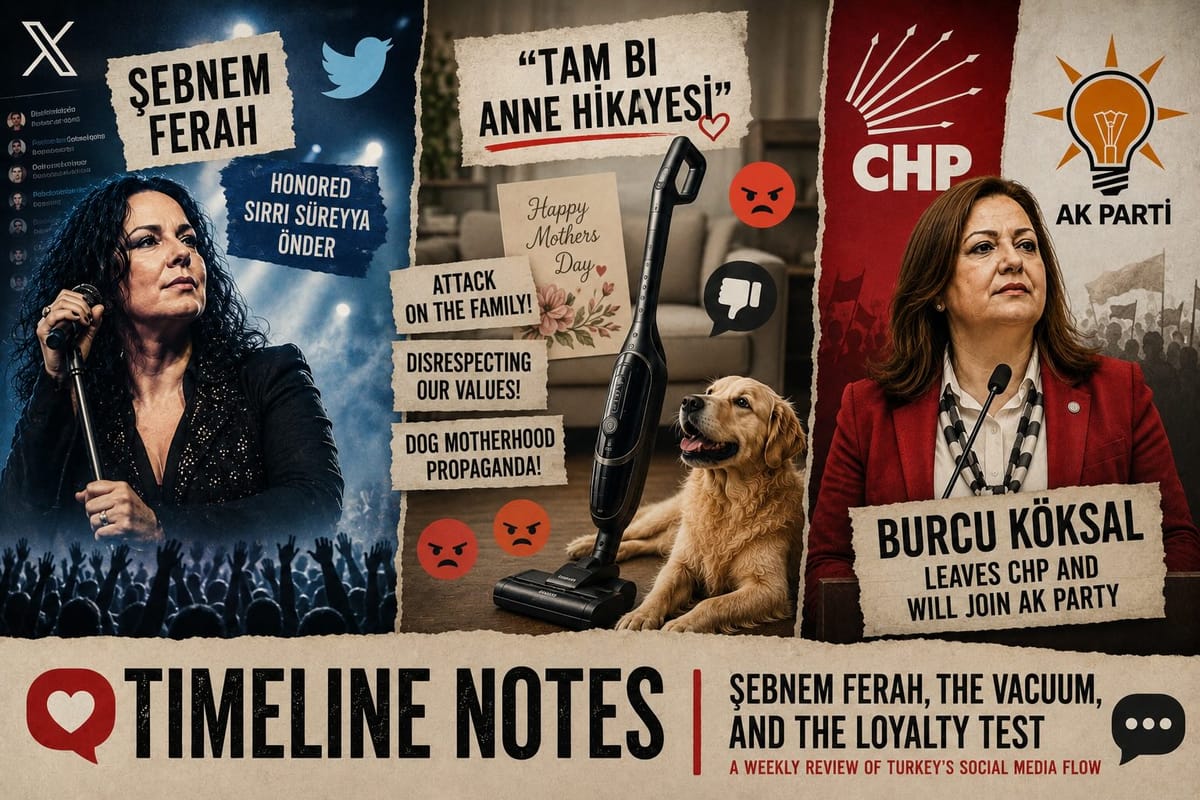 Timeline Notes I: Şebnem Ferah, a Vacuum Cleaner Ad, and Performative Loyalty